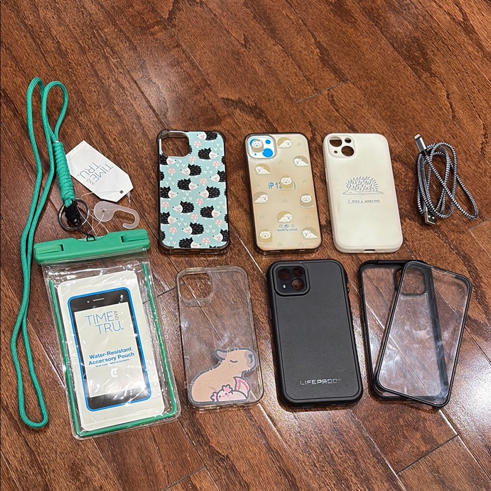 LifeProof Black Phone Case, hedgehogg phone cases, water resistant pouch